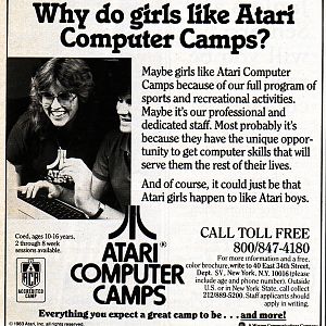 Why do girls like Atari Computer Camps?