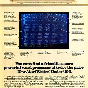 Atariwriter ad