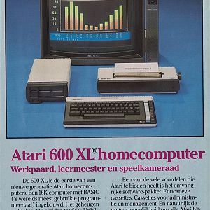 Atari 600XL Home Computer